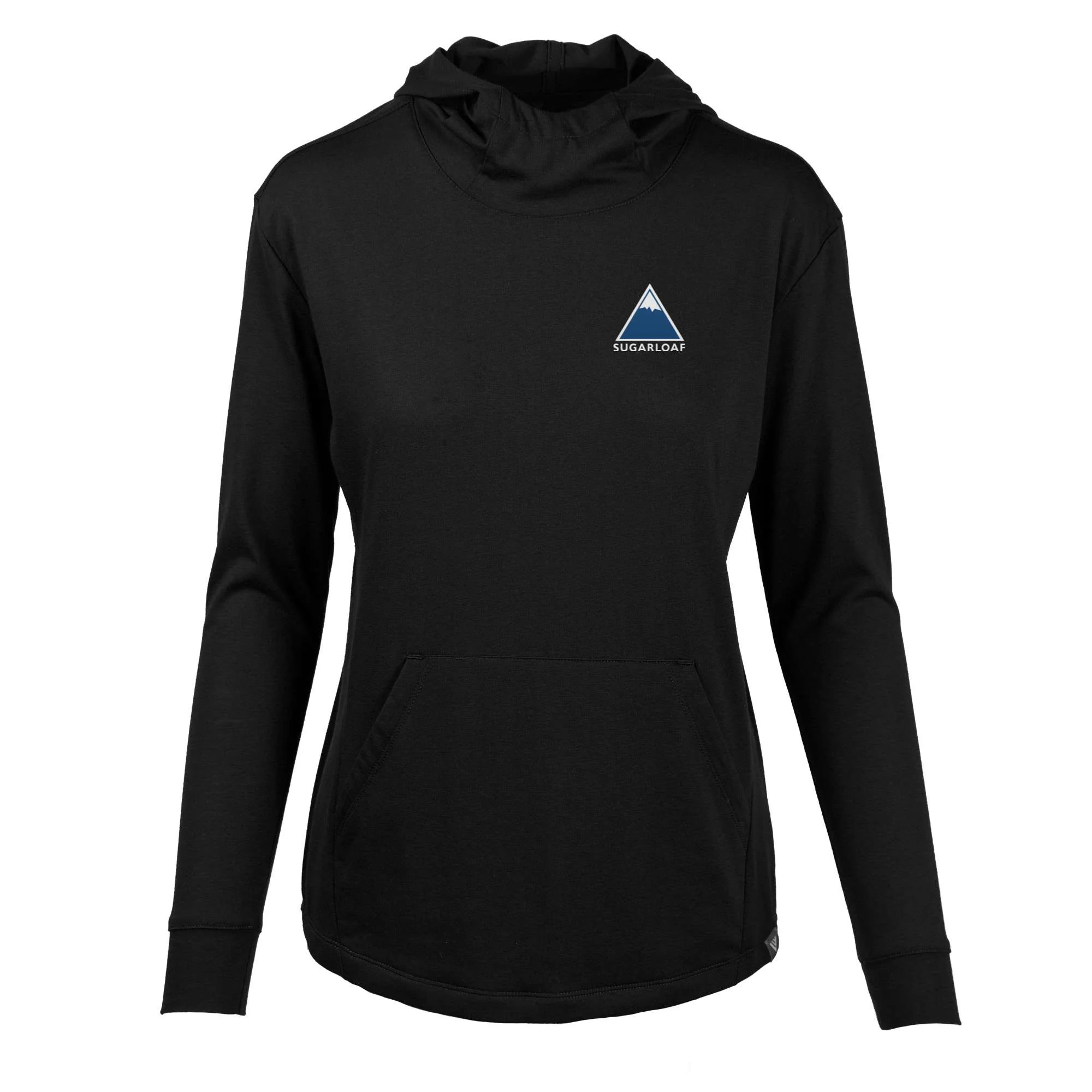 Sugarloaf Women's Lightweight Tech Hoody Full Color Small Chest Logo