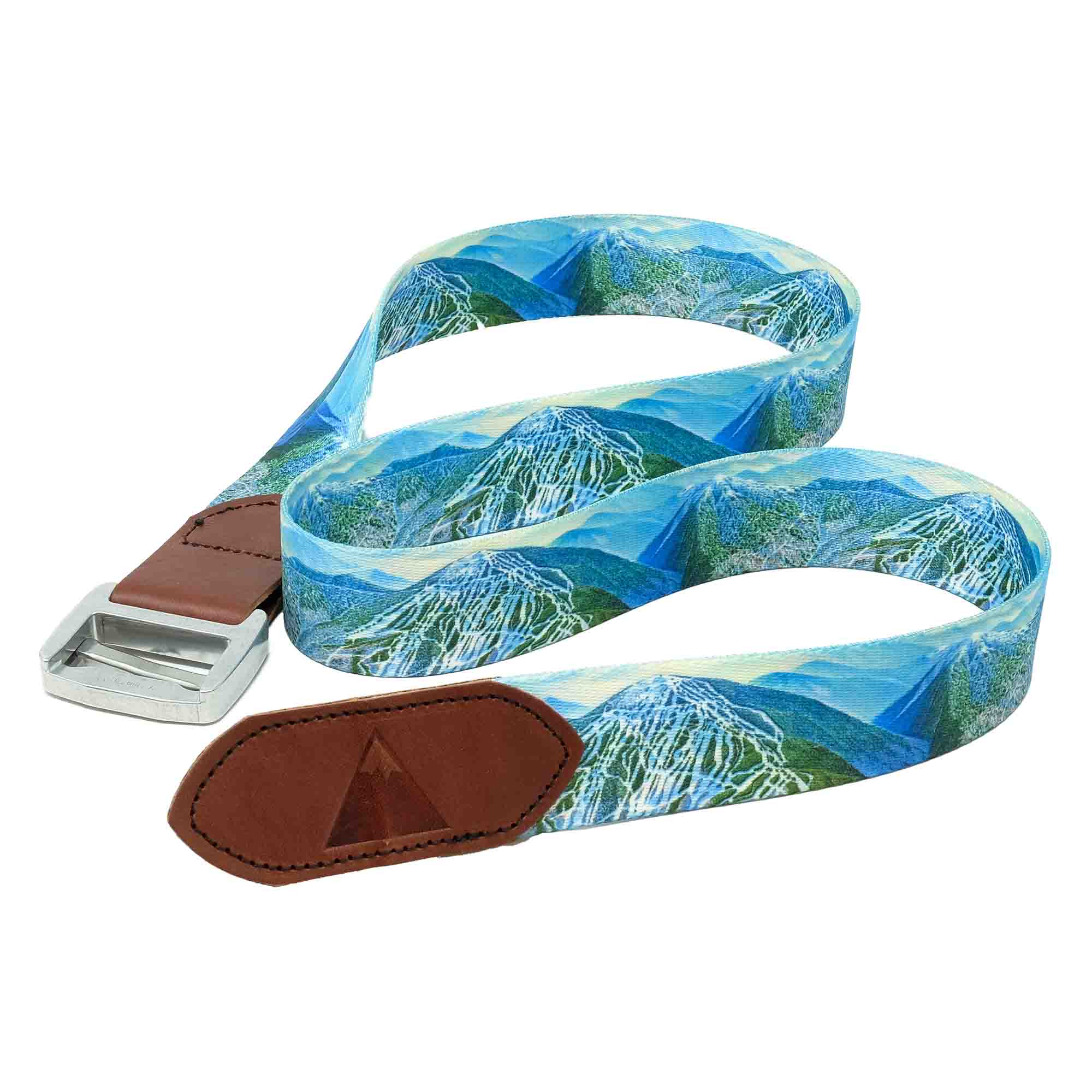 Sugarloaf Whiskey Leatherworks Custom Trail Map Belt - Image 2