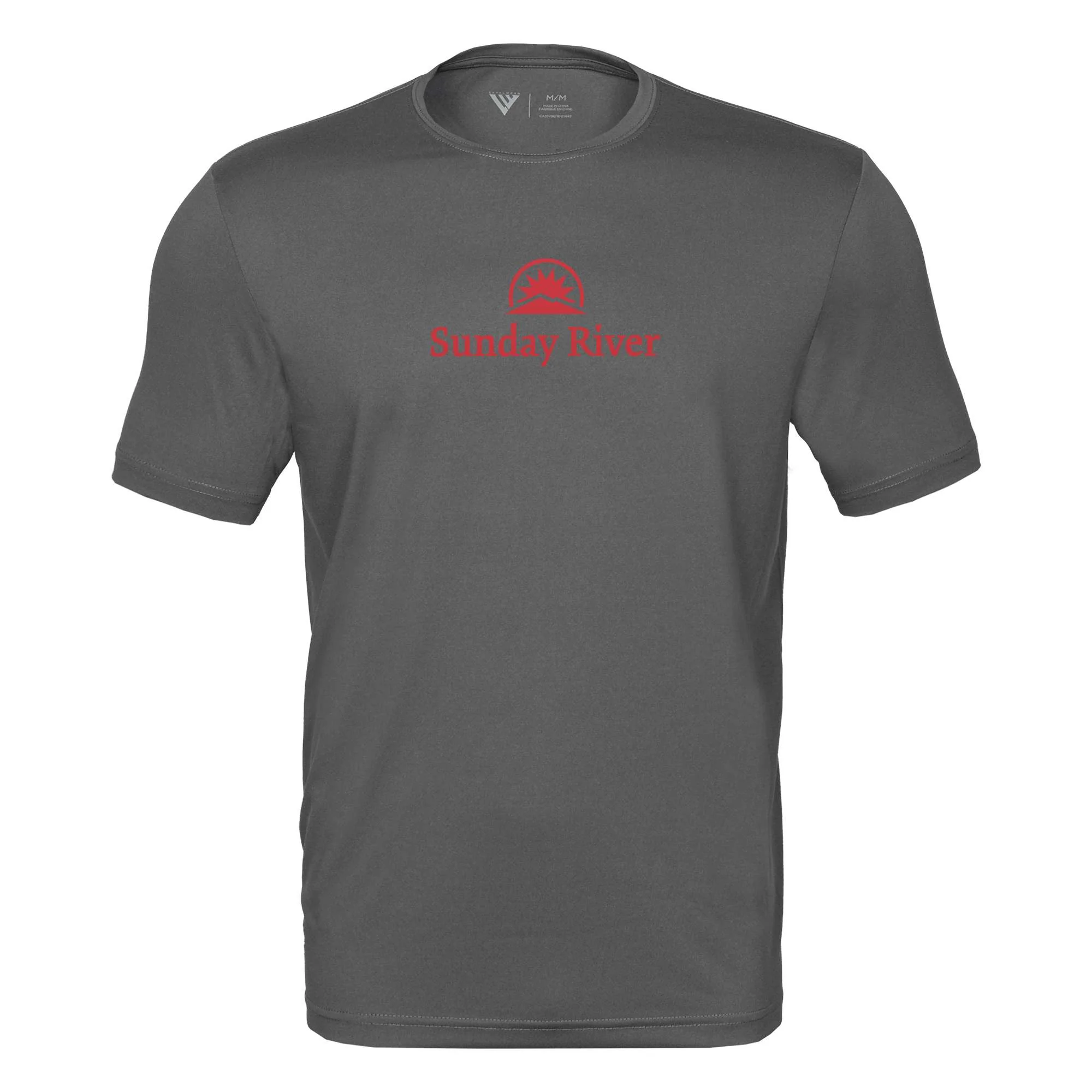 Sunday River Tech T-Shirt Red Chest Logo