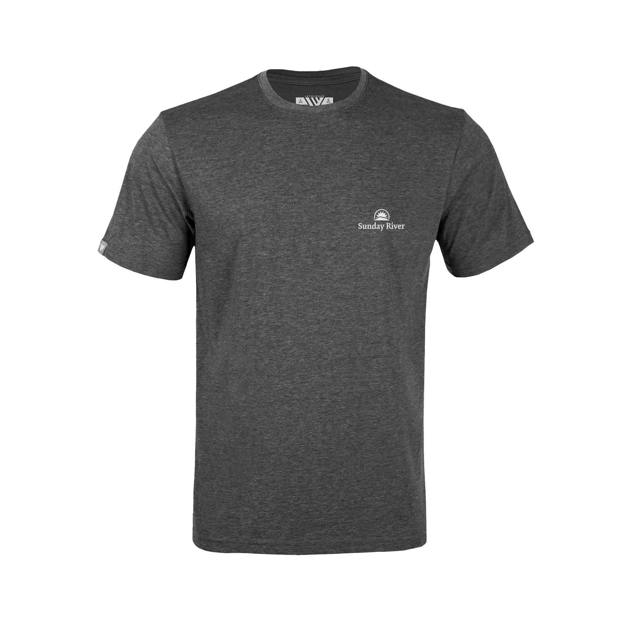 Sunday River Kid's Classic T-Shirt White Small Chest Logo - Image 2