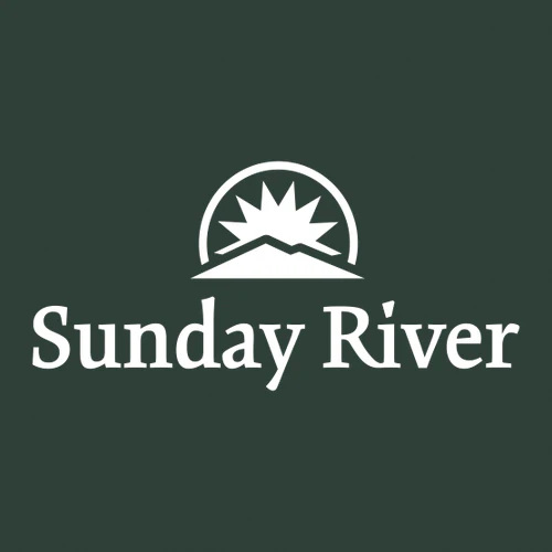 Sunday River Adult T-Shirt White Chest Logo Forest - Image 2