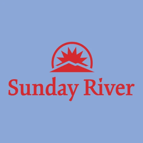 Sunday River Adult Crewneck Red Chest and Back Logo Forest - Image 3
