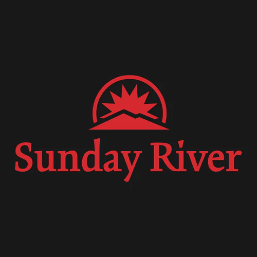 Sunday River Adult T-Shirt Red Chest and Back Logo Black - Image 3