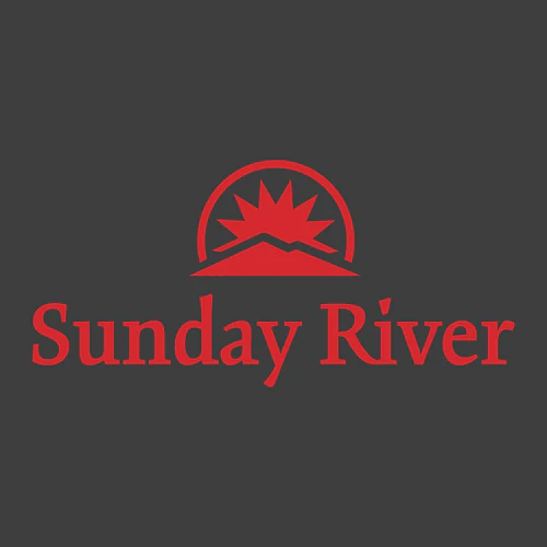 Sunday River Adult T-Shirt Red Chest and Back Logo Heavy Metal - Image 5