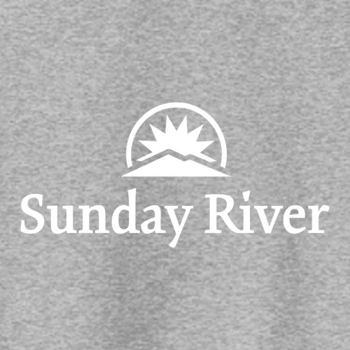 Sunday River Adult Crewneck White Chest and Back Logo Athletic Heather - Image 5