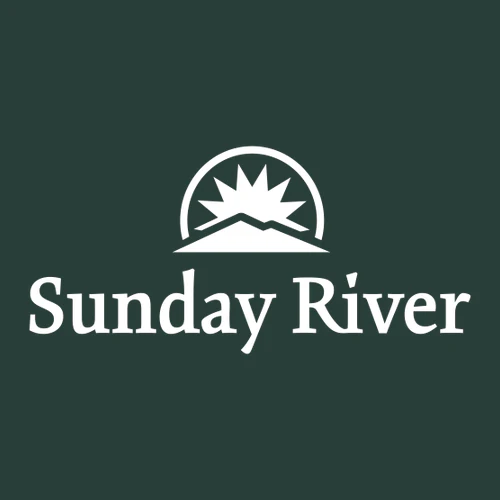 Sunday River Adult Crewneck White Chest and Back Logo Forest - Image 3