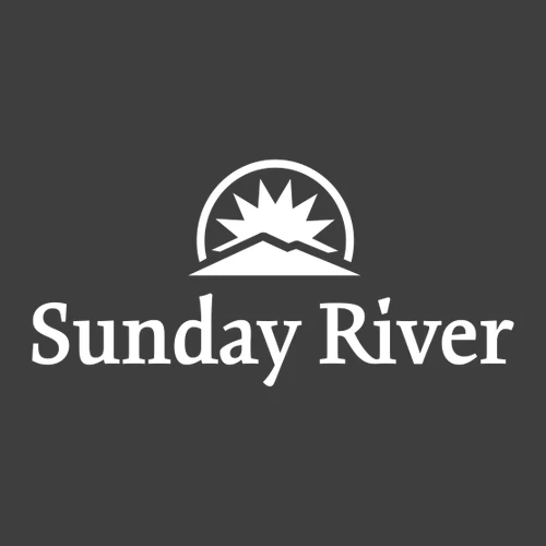 Sunday River Adult Long Sleeve White Chest and Back Logo Heavy Metal - Image 5