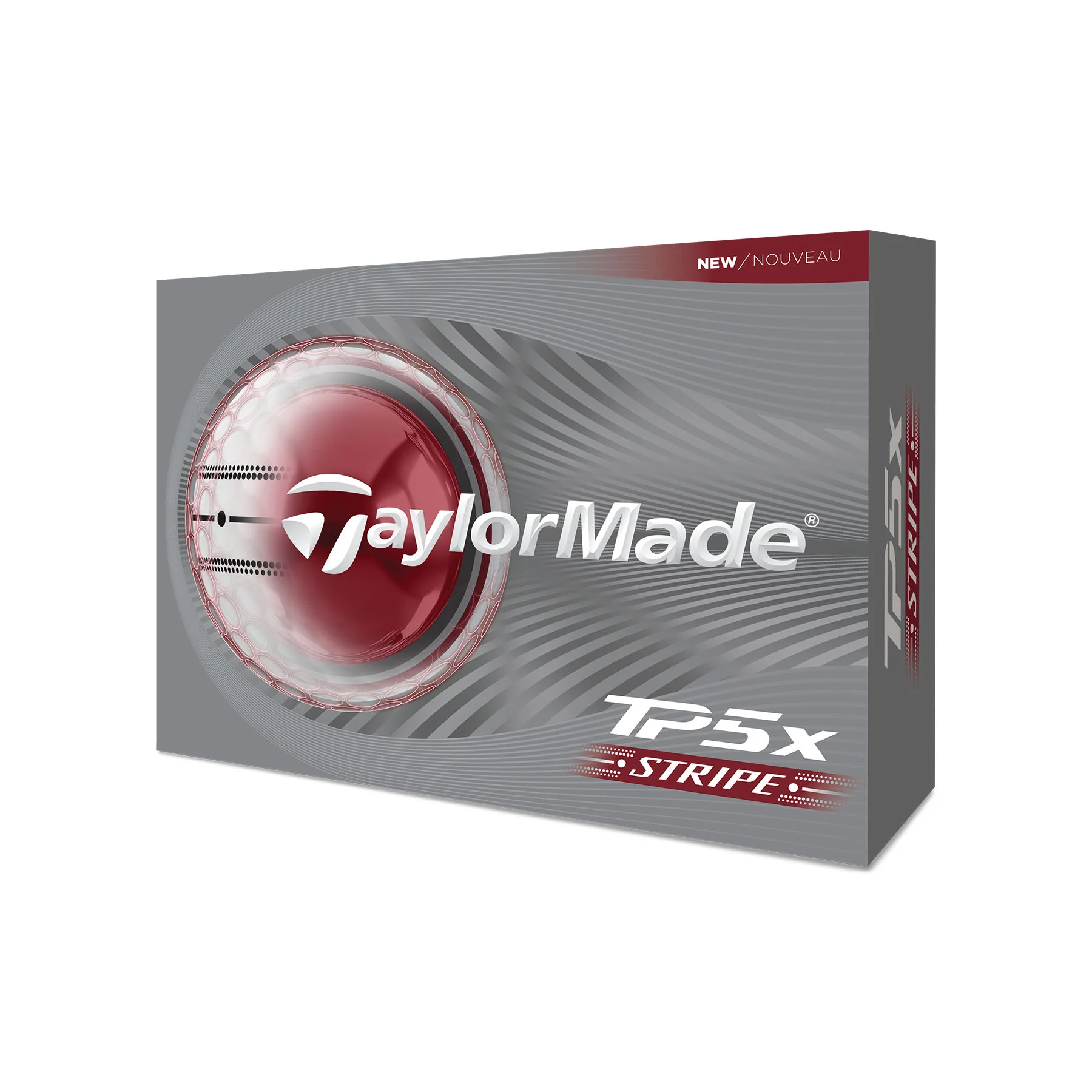TaylorMade TP5x Stripe Golf Balls - Dozen
