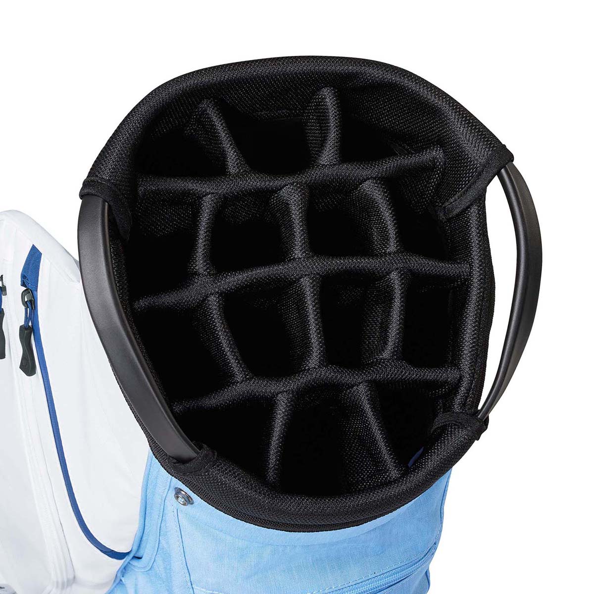 TaylorMade Cart Lite White-Light Blue Golf Bag - Image 4