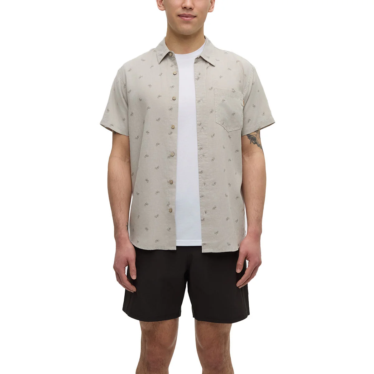 tentree Men's Bike Around Mancos Shirt