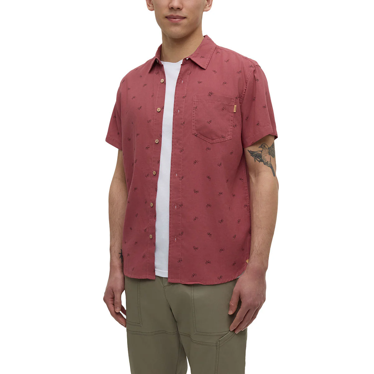 tentree Men's Bike Around Mancos Shirt - Image 3