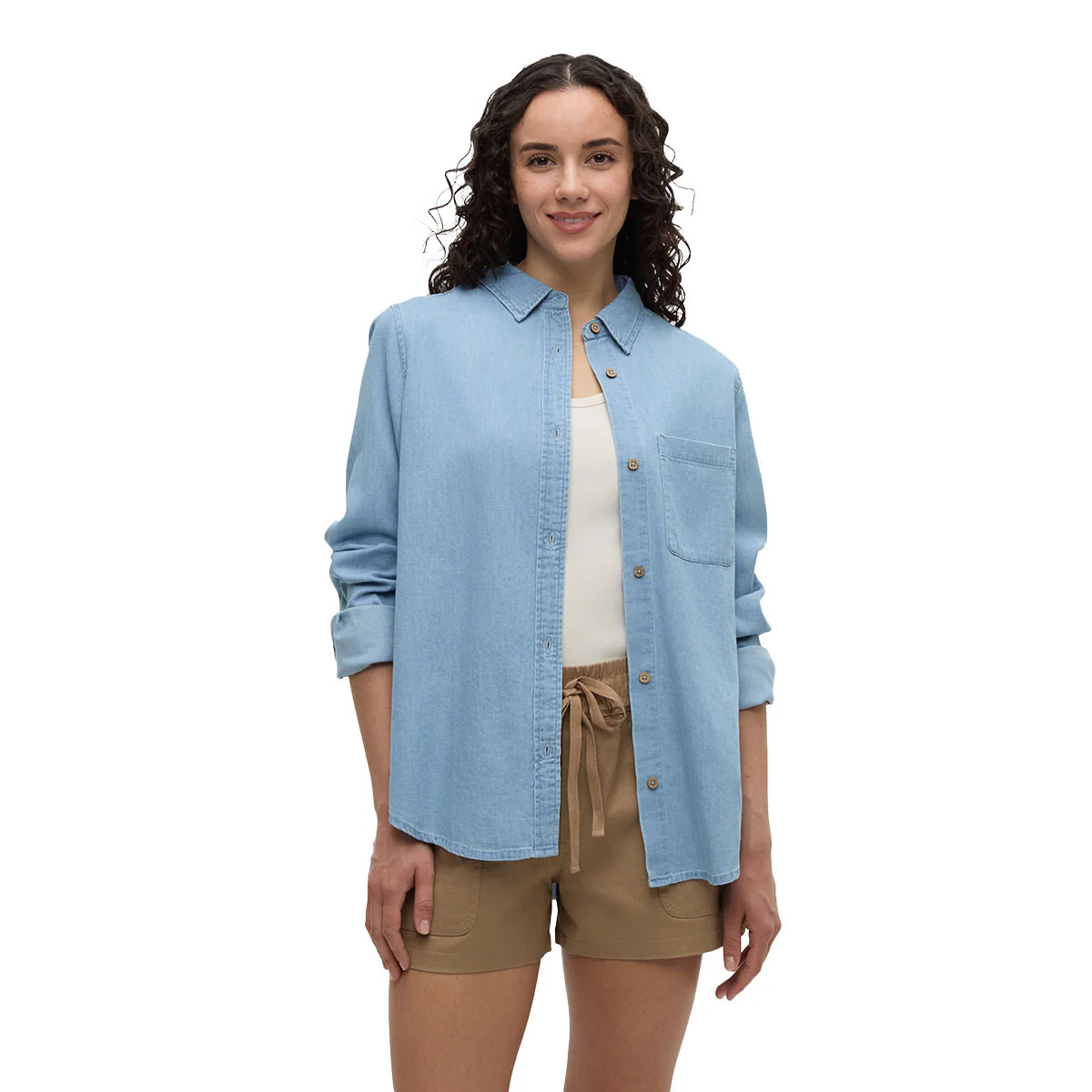 tentree Women's Denim Sloan Shirt