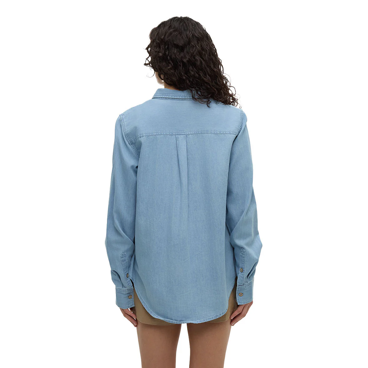 tentree Women's Denim Sloan Shirt - Image 2