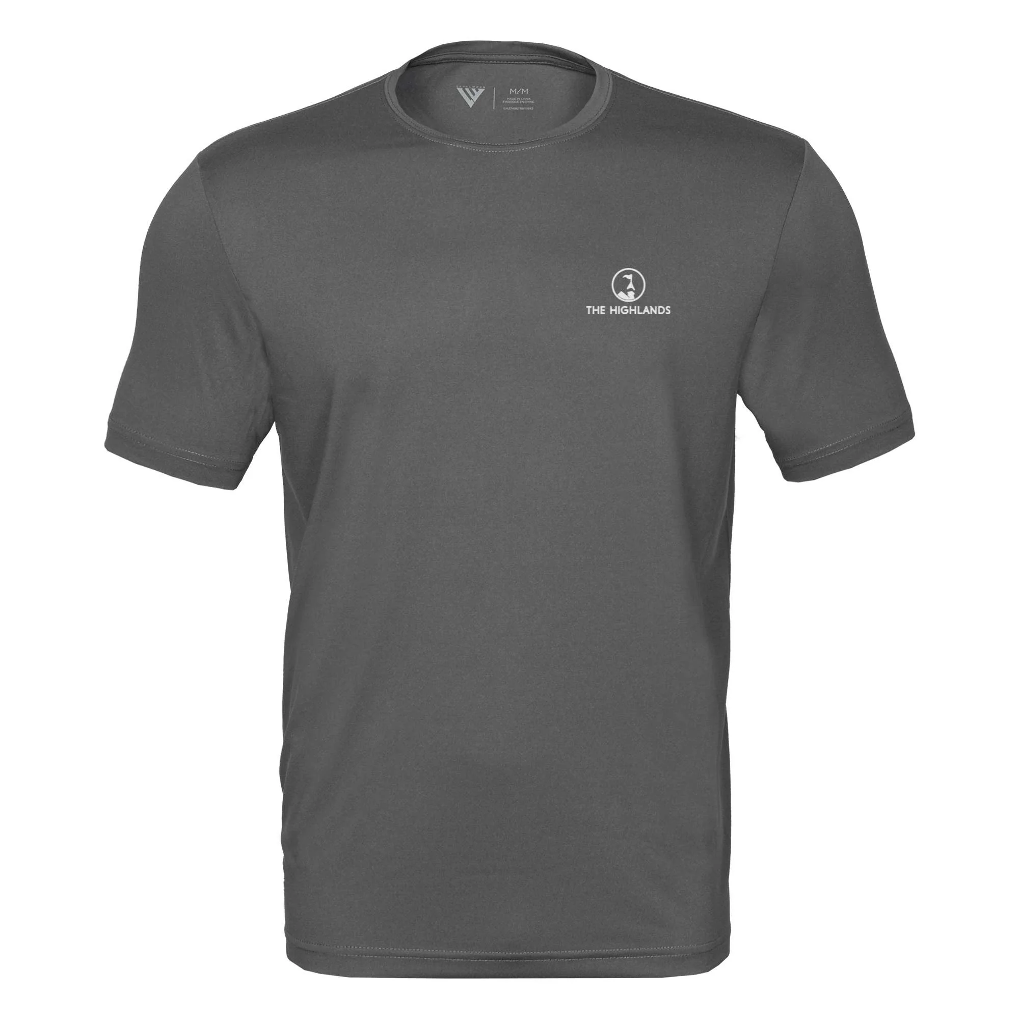 The Highlands Tech T-Shirt White Small Chest Logo - Image 3
