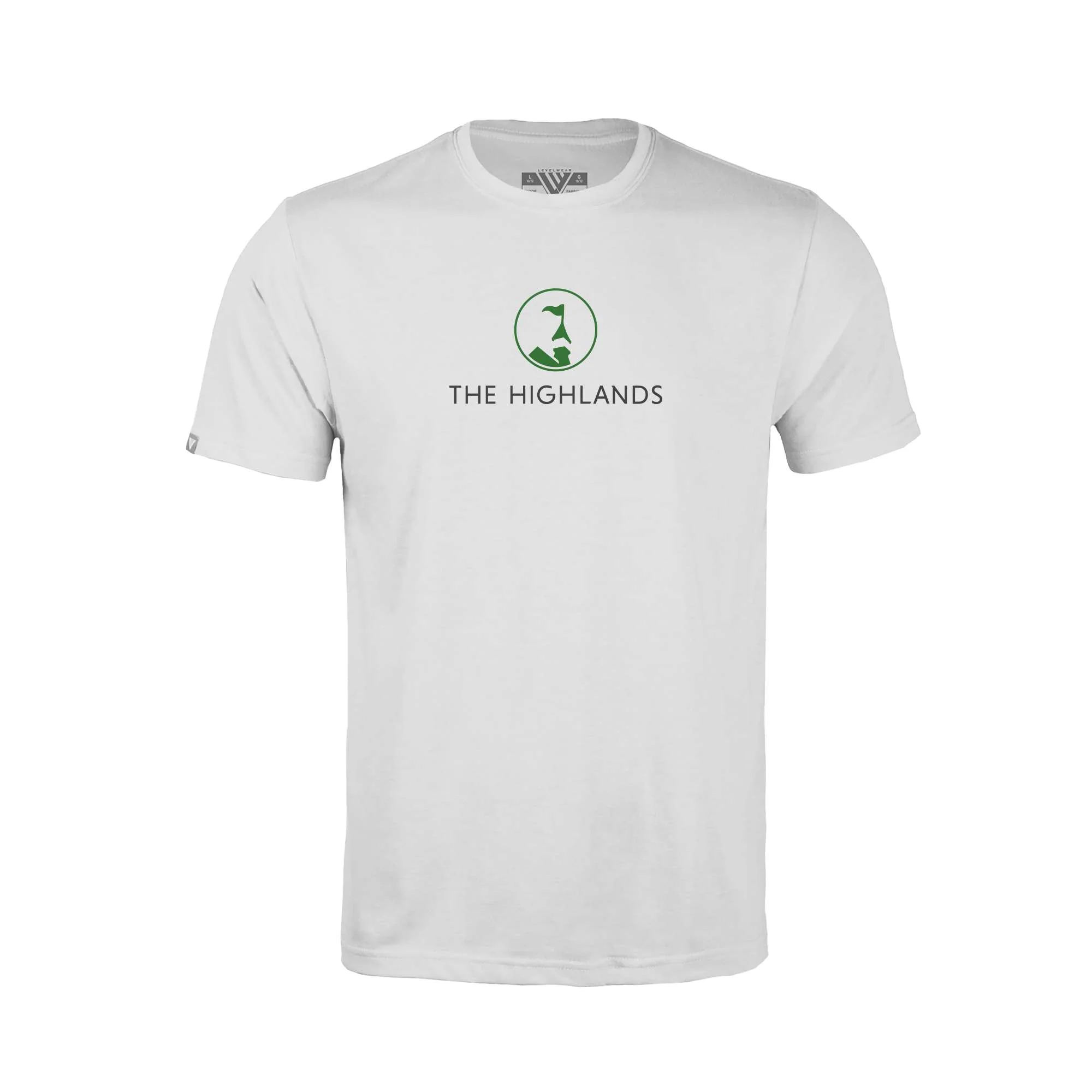 The Highlands Kid's Classic T-Shirt Green Chest Logo