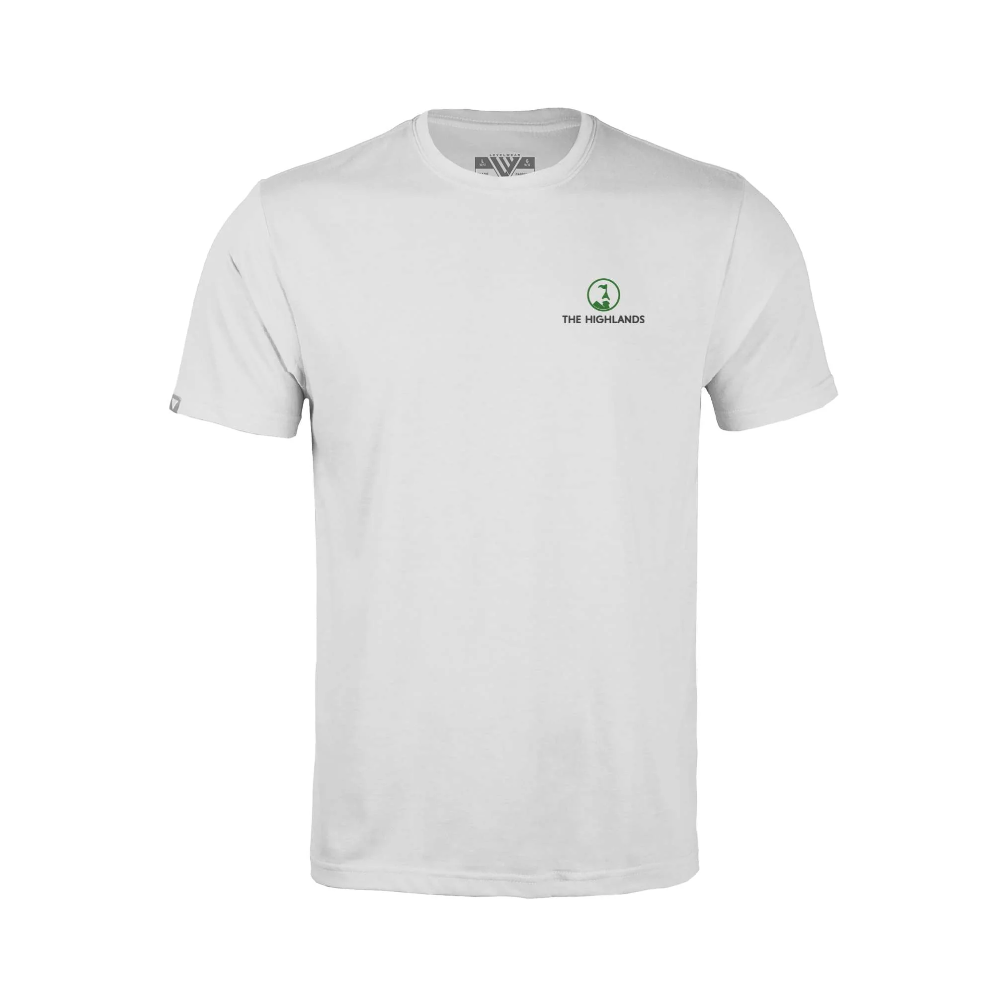 The Highlands Kid's Classic T-Shirt Green Small Chest Logo