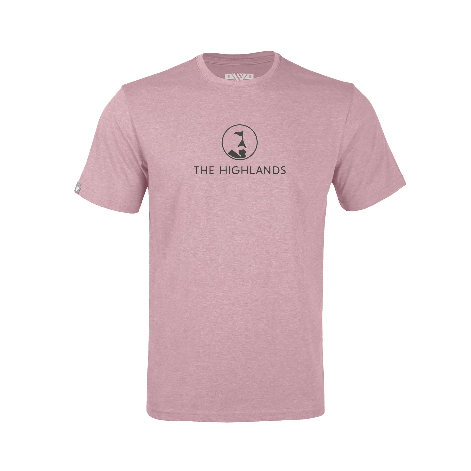 The Highlands Kid's Classic T-Shirt Grey Chest Logo