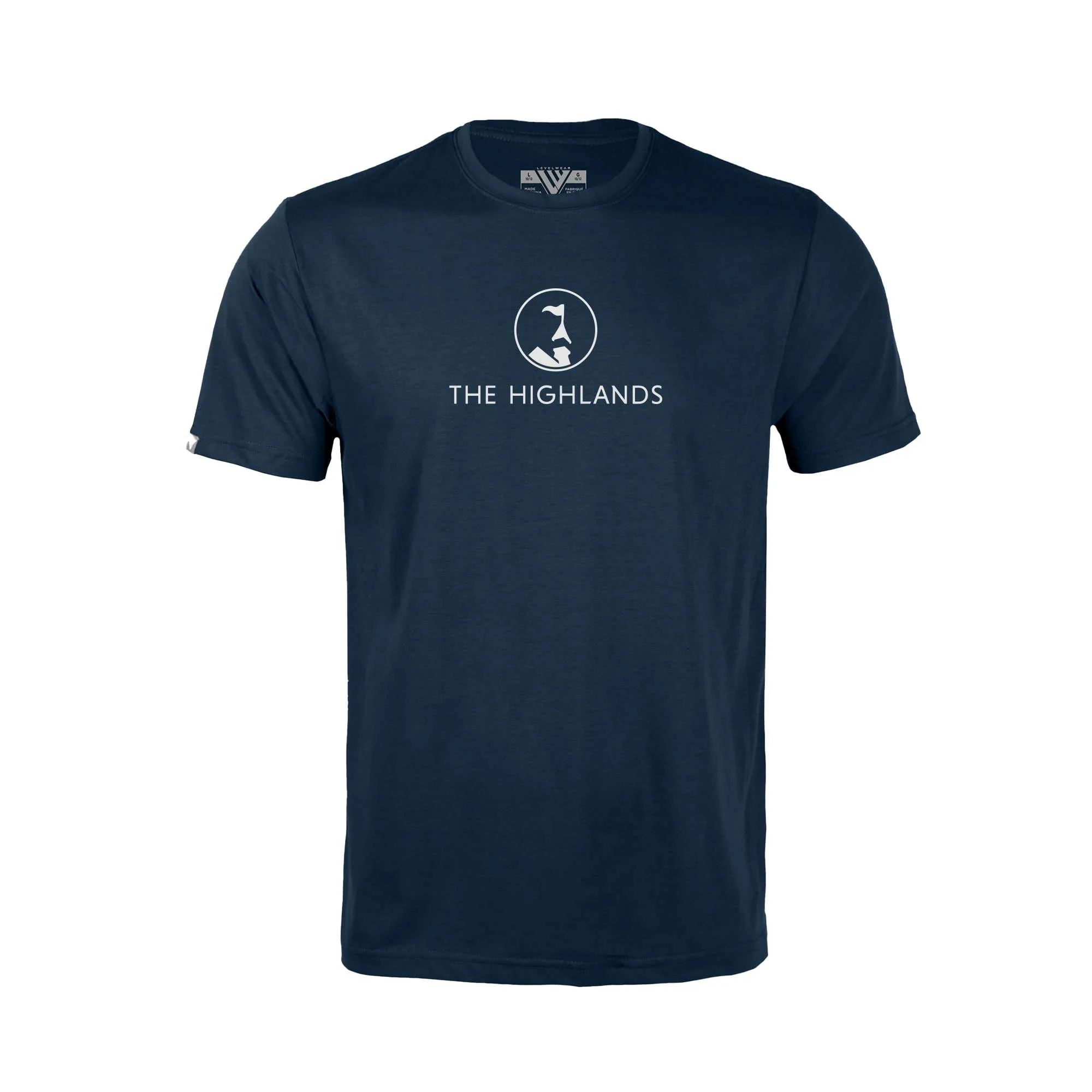 The Highlands Kid's Classic T-Shirt White Chest Logo - Image 4