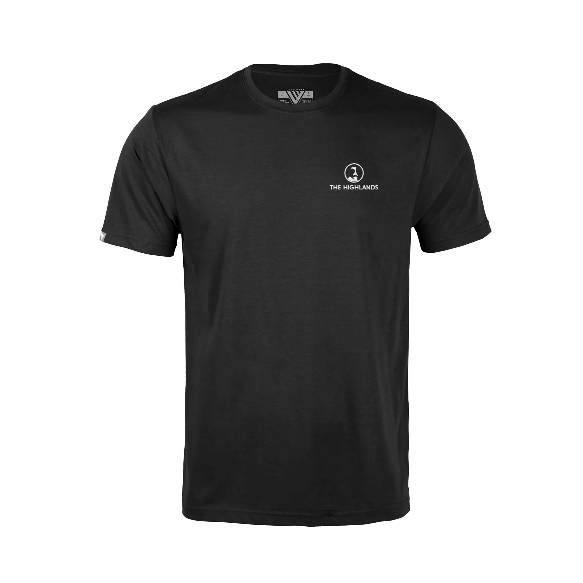 The Highlands Kid's Classic T-Shirt White Small Chest Logo - Image 2