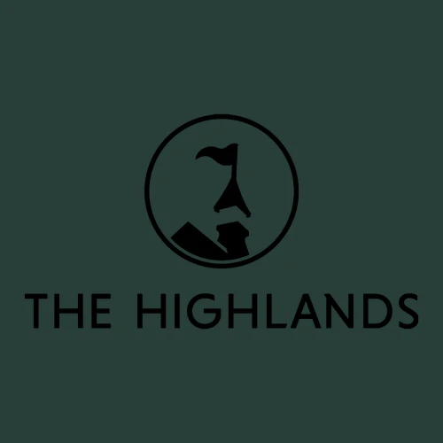 The Highlands Adult Long Sleeve Black Chest and Back Logo Forest - Image 5
