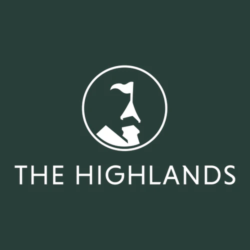 The Highlands Adult Crewneck White Chest and Back Logo Forest - Image 3