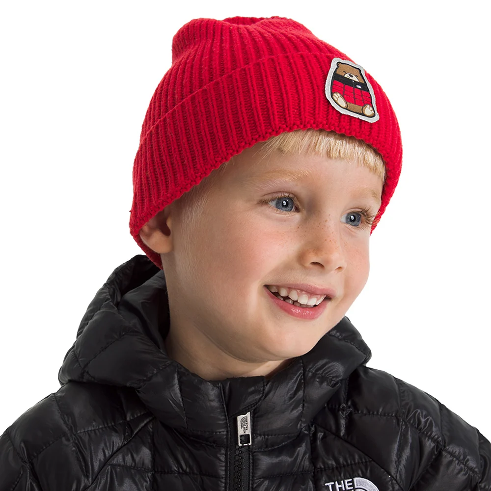 The North Face Junior's  Logo Box Cuffed Beanie - Image 4