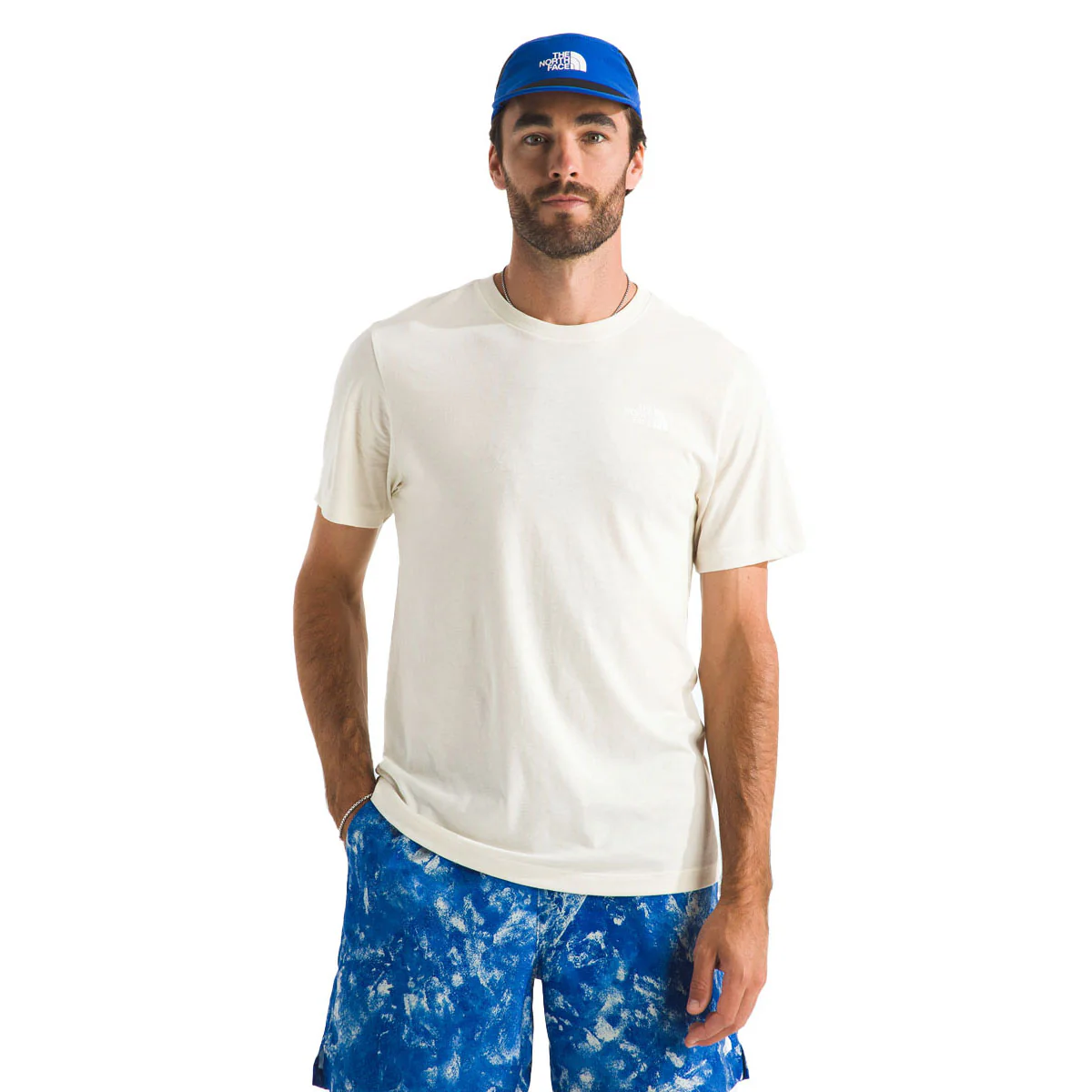 The North Face Men's Red, White, & Blue Regular Short-Sleeve Tee - Image 2