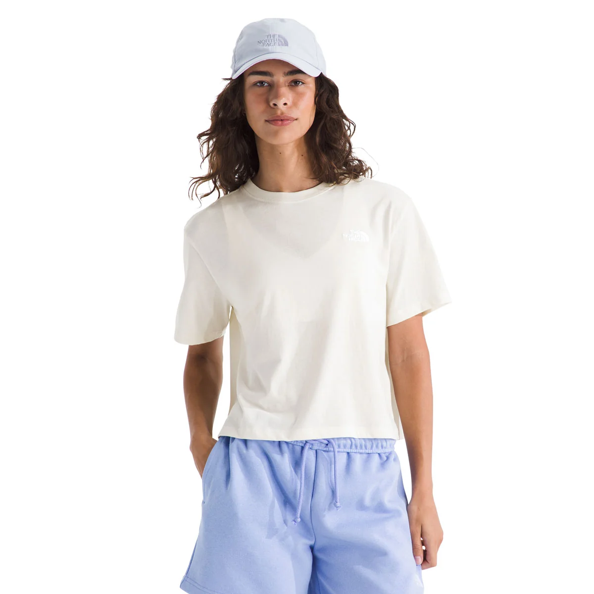 The North Face Women's Evolution Simple Dome Crop Relaxed Short-Sleeve Tee - Image 3