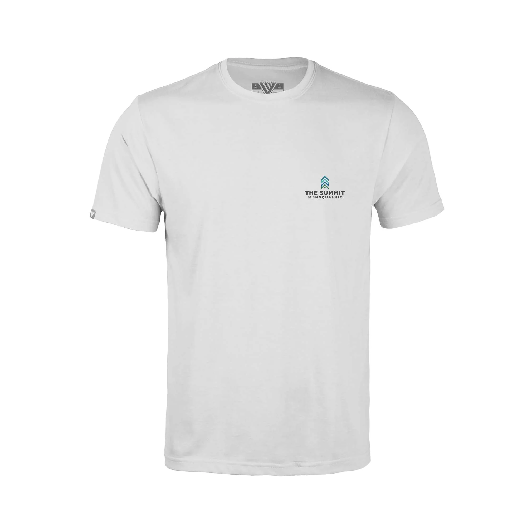 The Summit at Snoqualmie Kid's Classic T-Shirt Full Color Small Chest Logo