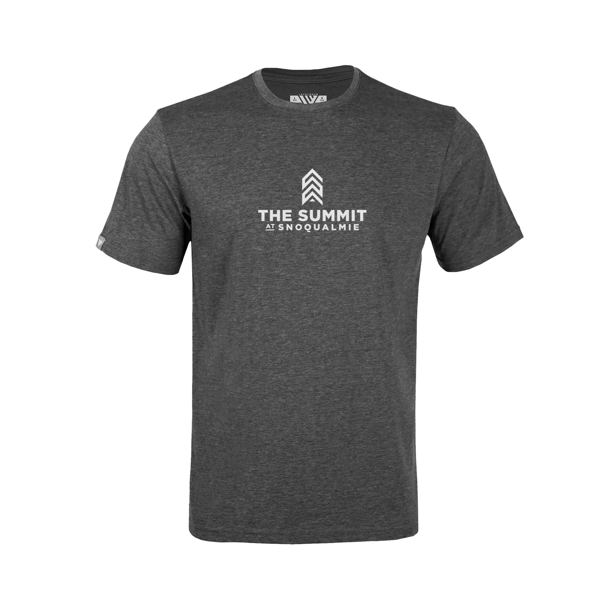 The Summit at Snoqualmie Kid's Classic T-Shirt White Chest Logo - Image 2