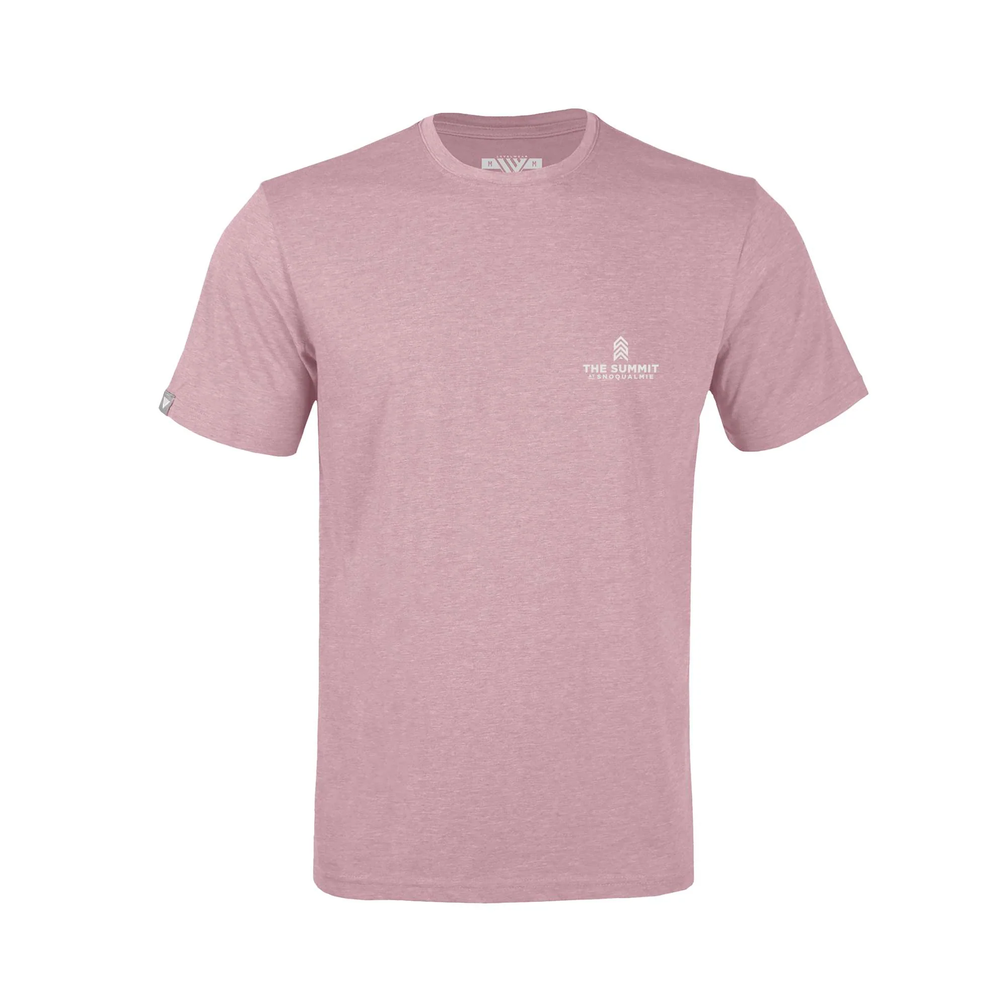 The Summit at Snoqualmie Kid's Classic T-Shirt White Small Chest Logo - Image 3