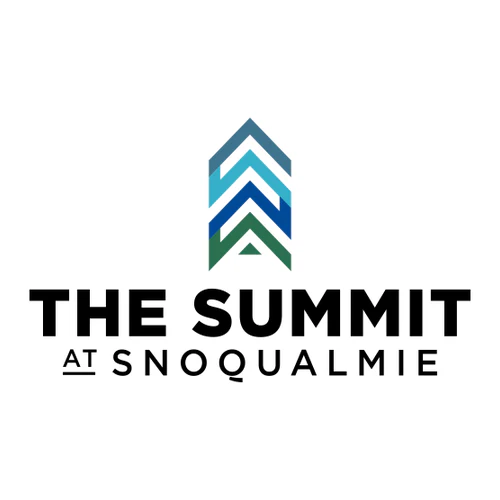 The Summit at Snoqualmie Adult Hoodie Full Color Chest and Back Logo White - Image 3