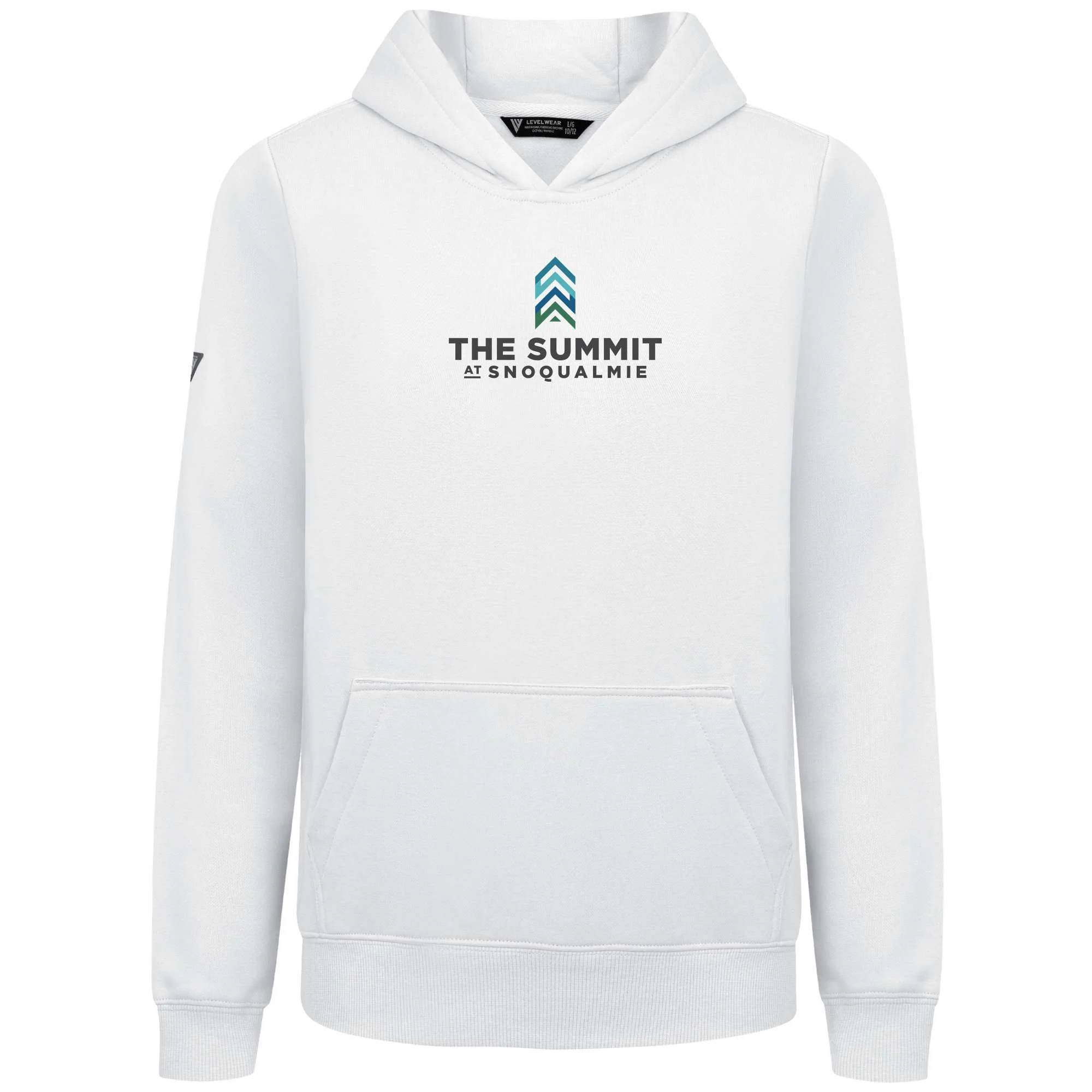 The Summit at Snoqualmie Kid's Hoody Full Color Chest Logo