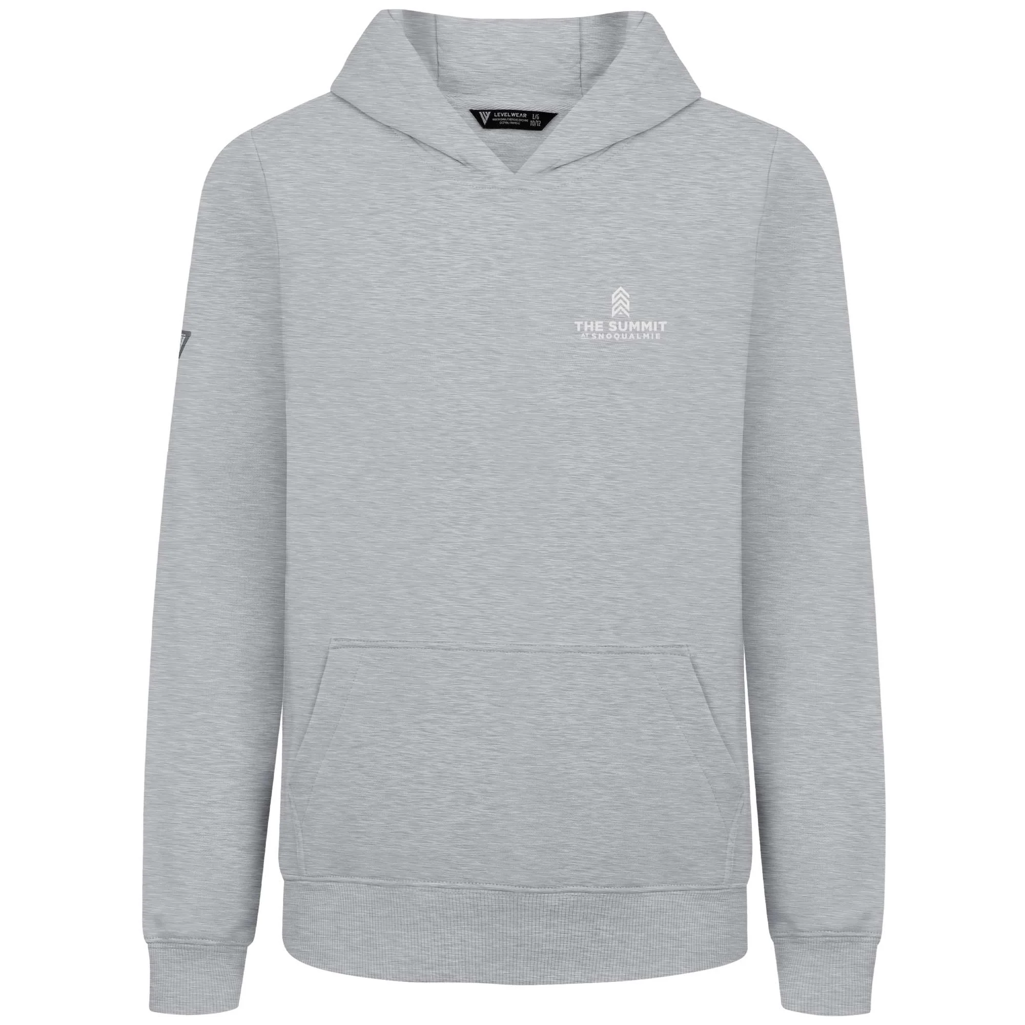 The Summit at Snoqualmie Kid's Hoody White Small Chest Logo - Image 4