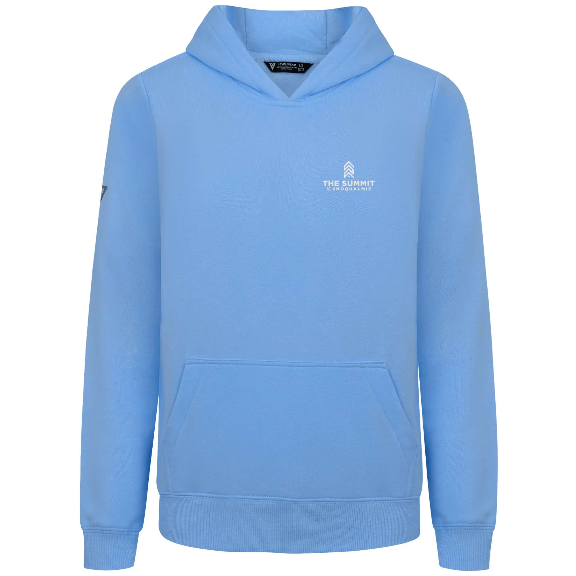The Summit at Snoqualmie Kid's Hoody White Small Chest Logo - Image 5