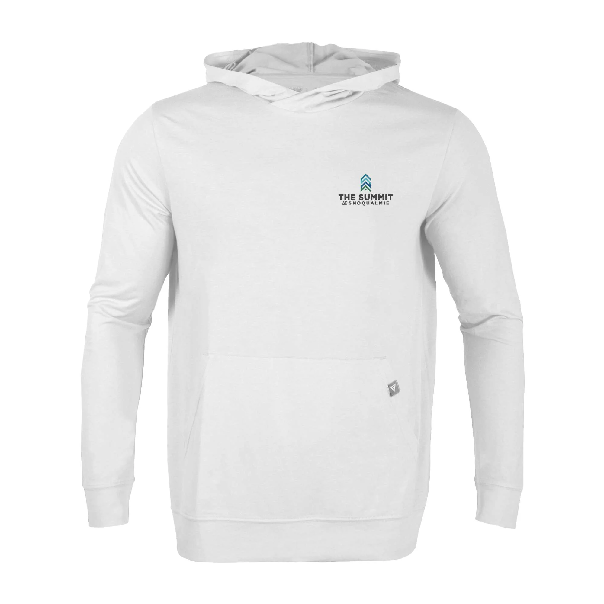 The Summit at Snoqualmie Men's Lightweight Tech Hoody Full Color Small Chest Logo