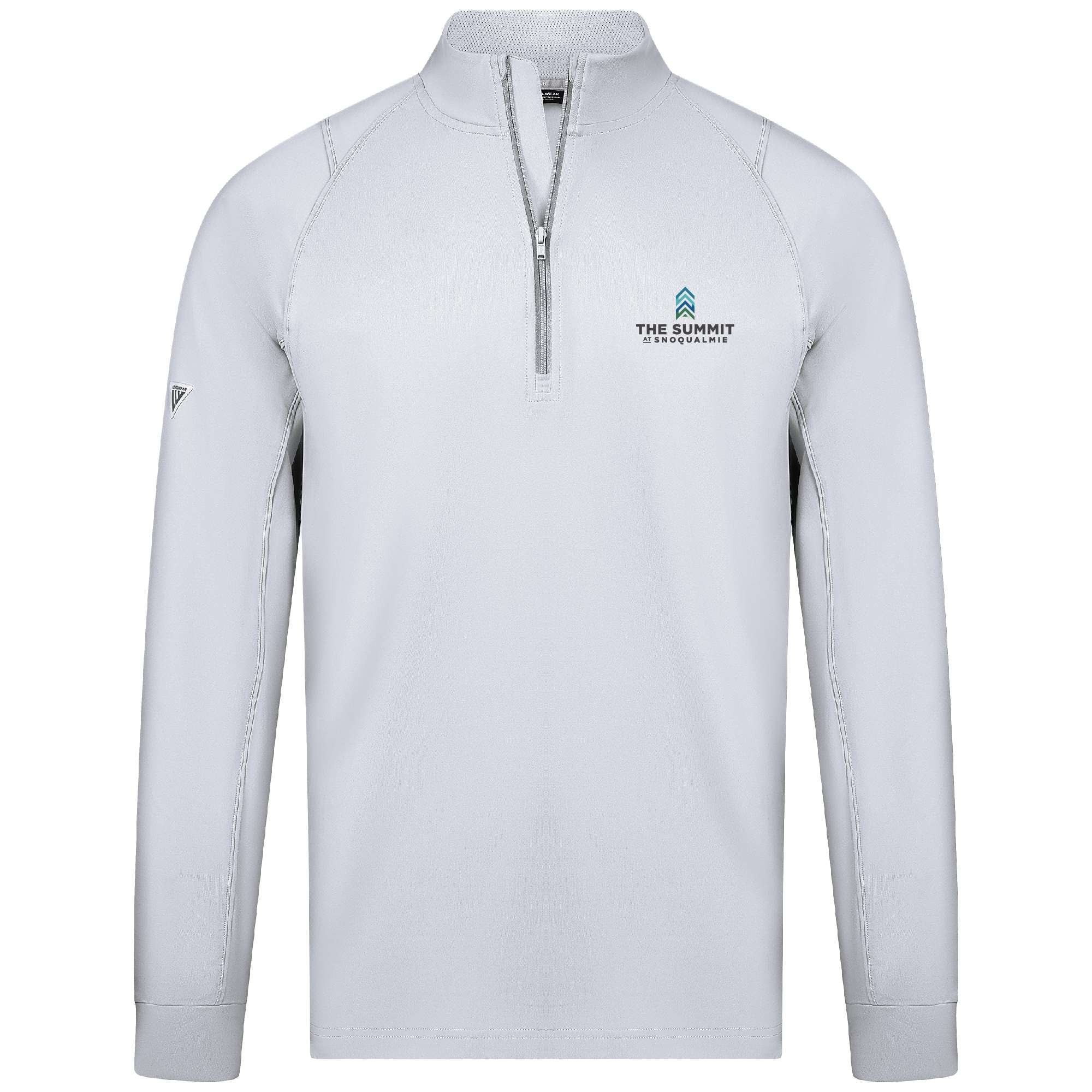 The Summit at Snoqualmie Men's Lightweight 1/4 Zip Full Color Small Chest Logo