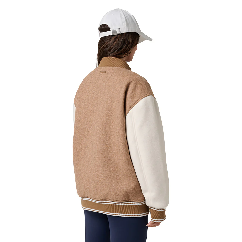TravisMathew Women's Clubside Varsity Bomber Jacket - Image 4