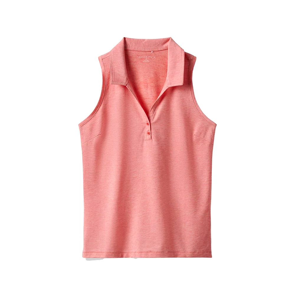 TravisMathew Women's Featherweight Active Sleeveless Polo Shirt - Image 3