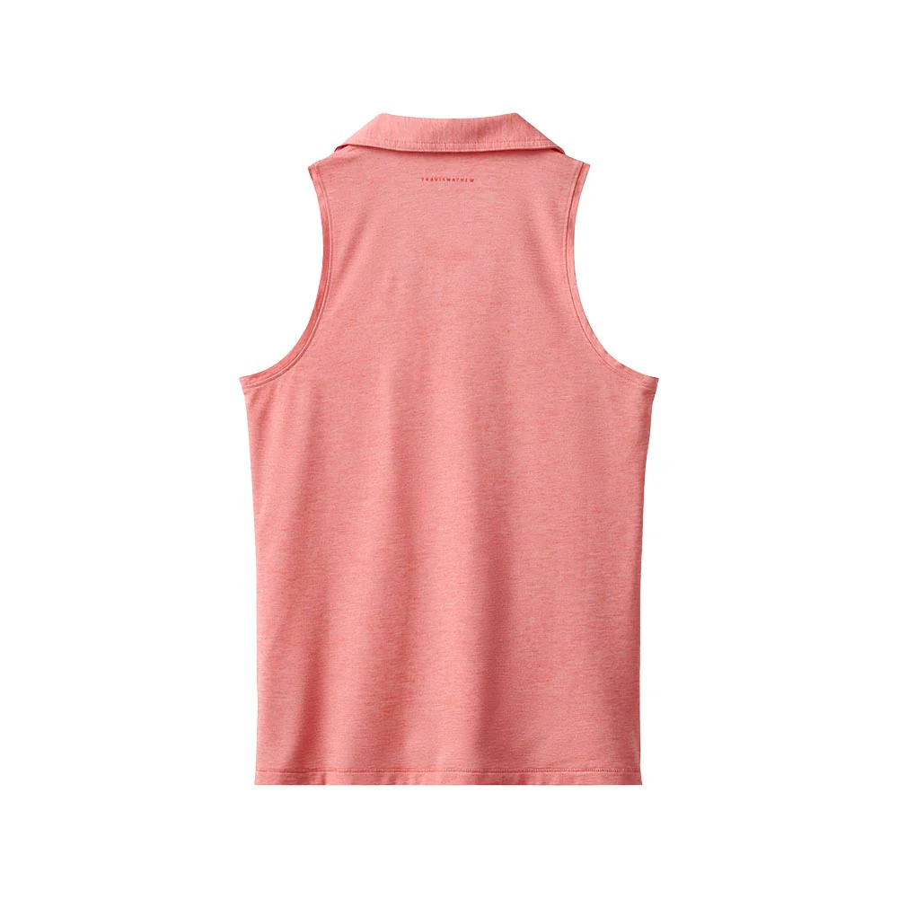 TravisMathew Women's Featherweight Active Sleeveless Polo Shirt - Image 4