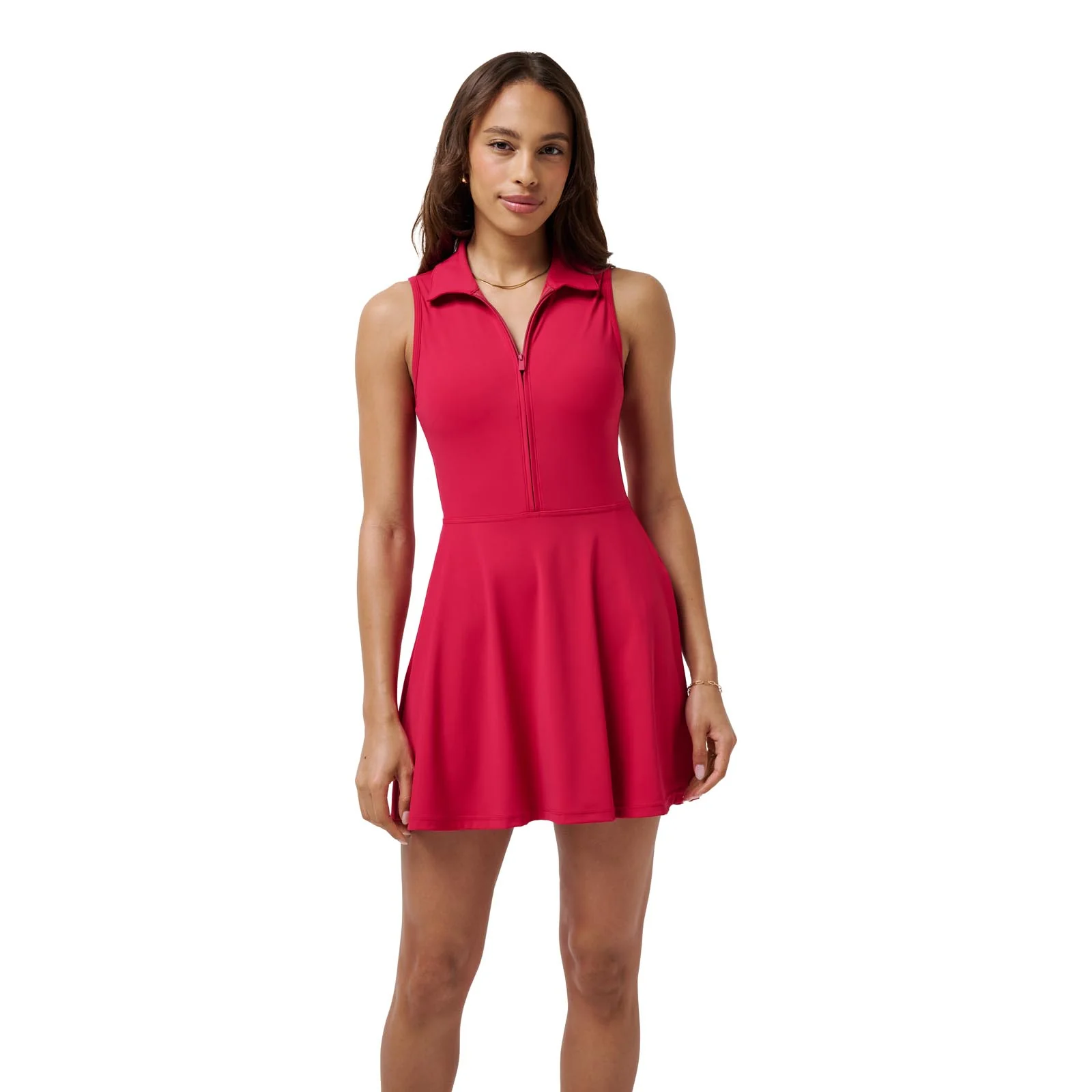 TravisMathew Women's Moveknit Sleeveless Polo Dress 2.0 - Image 4