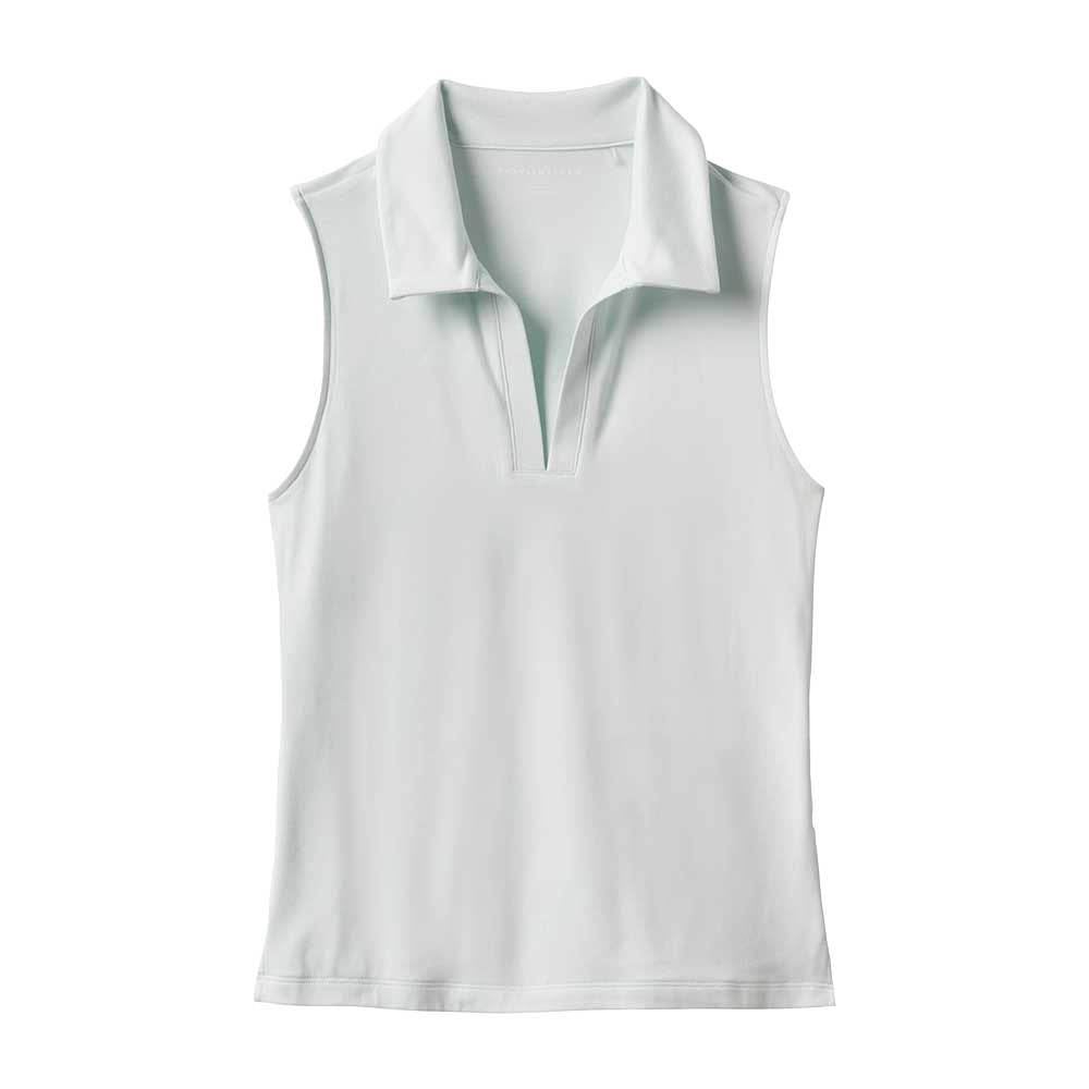 TravisMathew Women's Skyloft Light Sleeveless Polo Shirt
