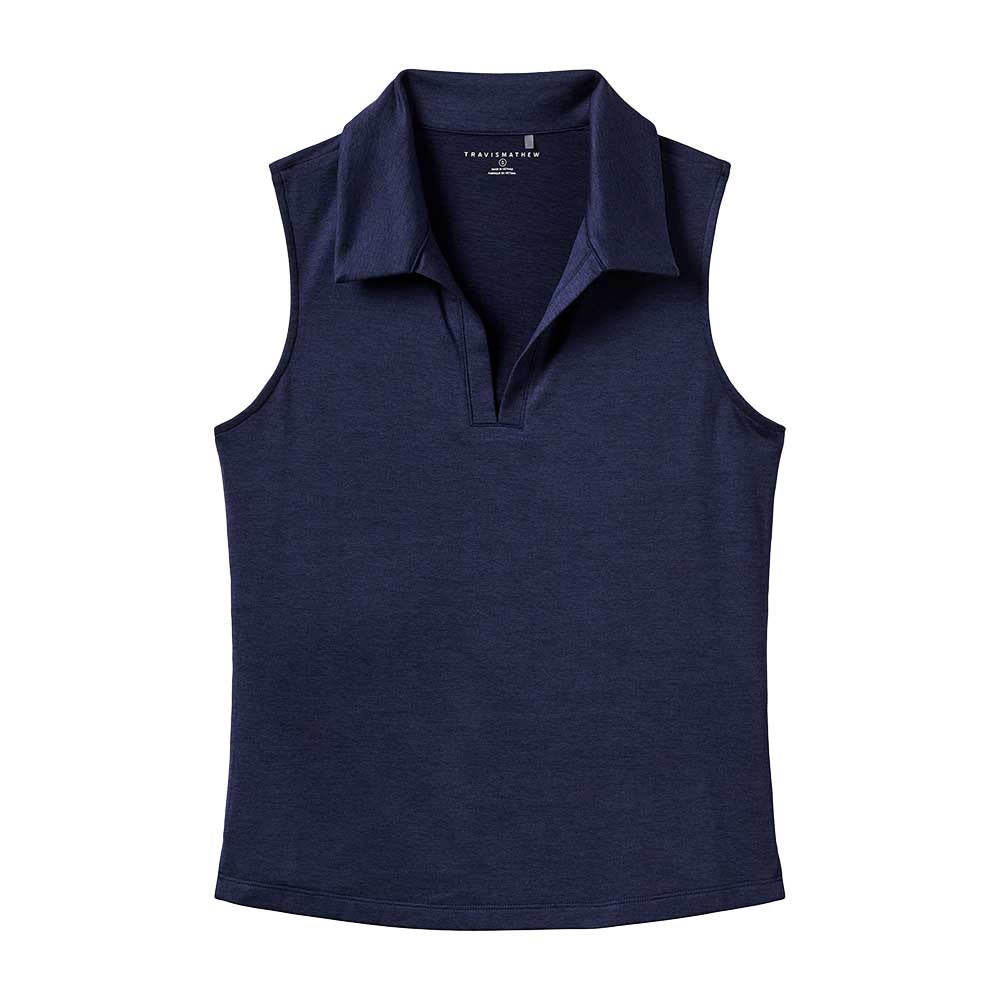 TravisMathew Women's Skyloft Light Sleeveless Polo Shirt - Image 5