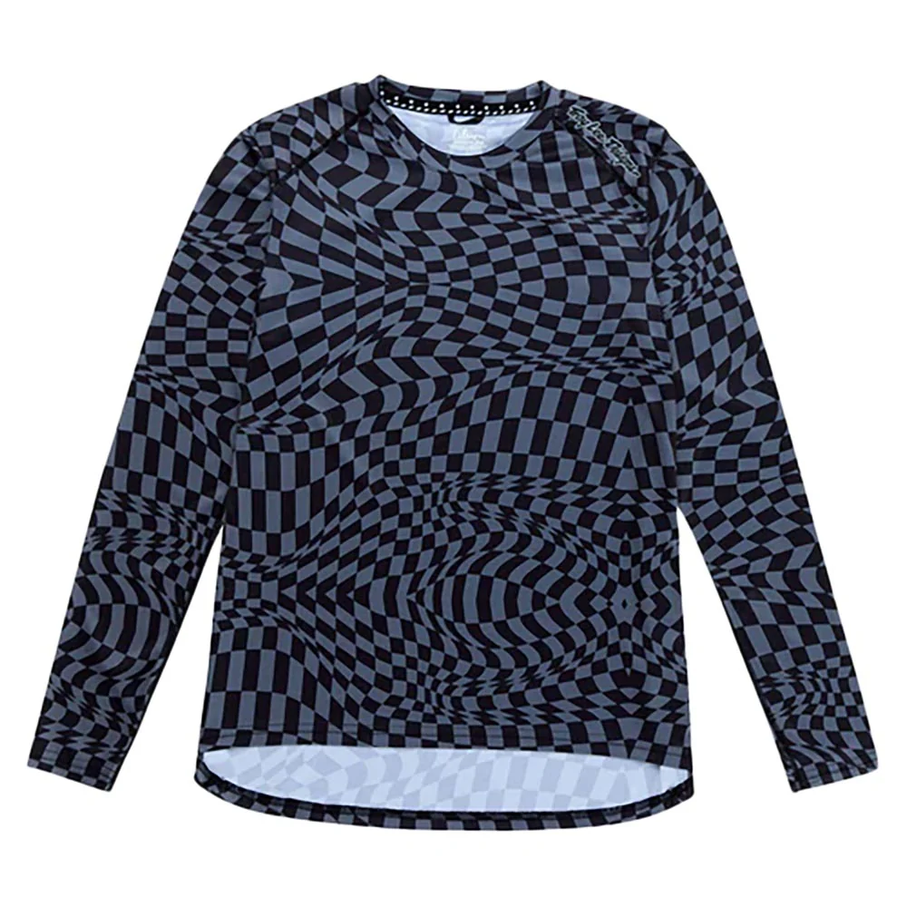 Troy Lee Women's Lilium Twisted Checkers Long Sleeve Jersey 2025