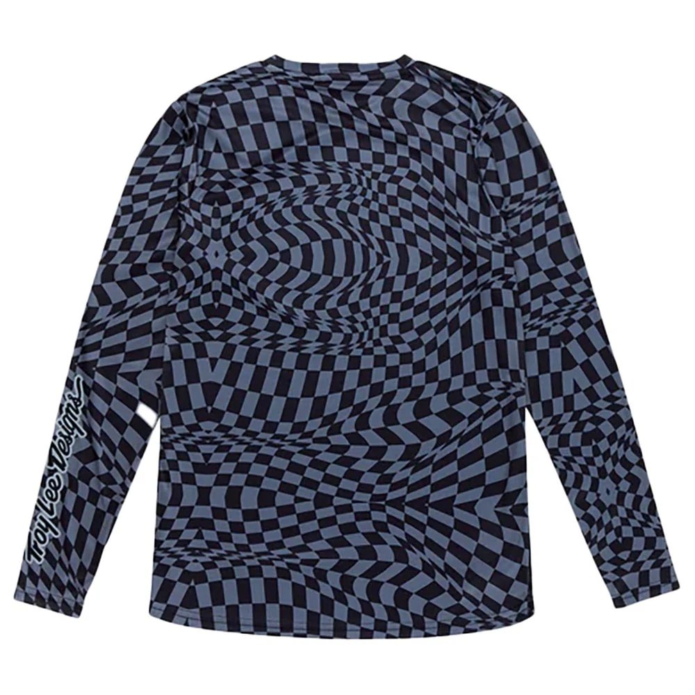 Troy Lee Women's Lilium Twisted Checkers Long Sleeve Jersey 2025 - Image 2