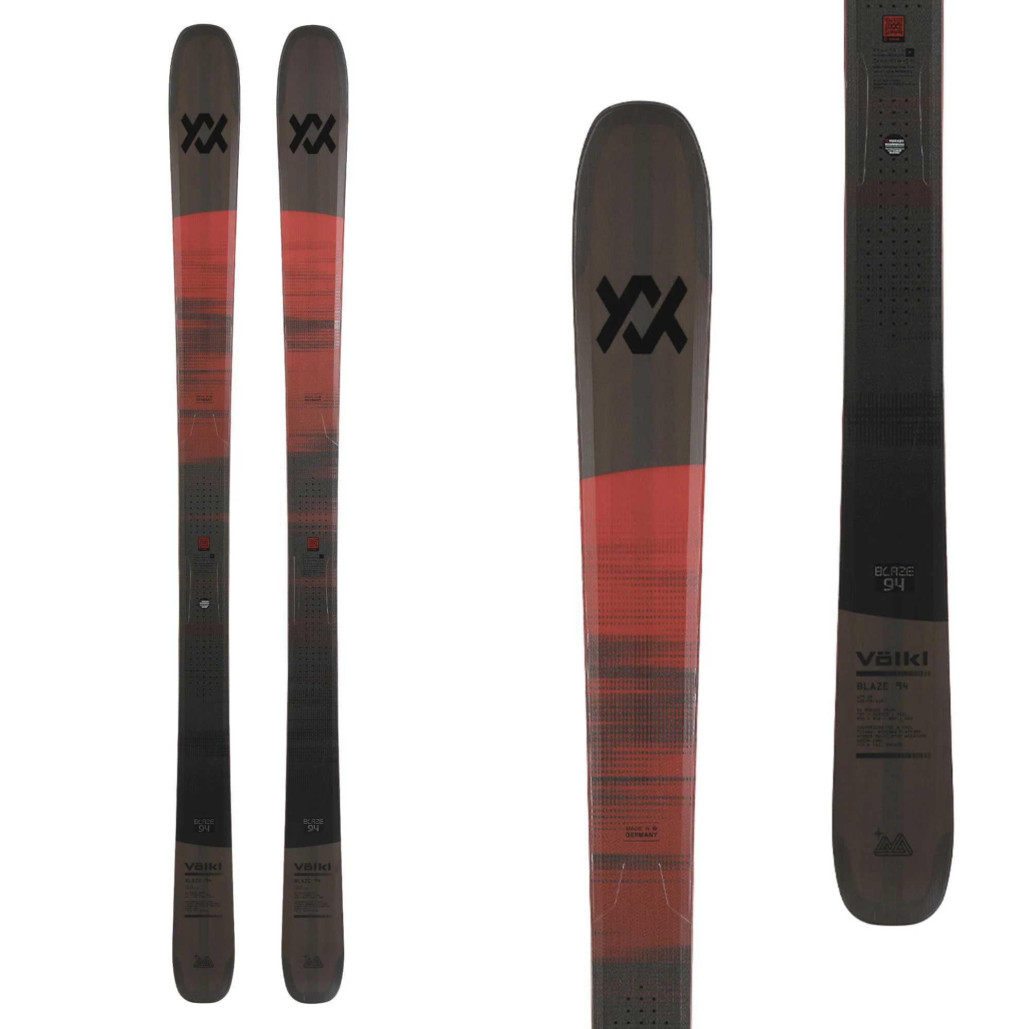 Volkl Blaze 94 Black Skis 2027