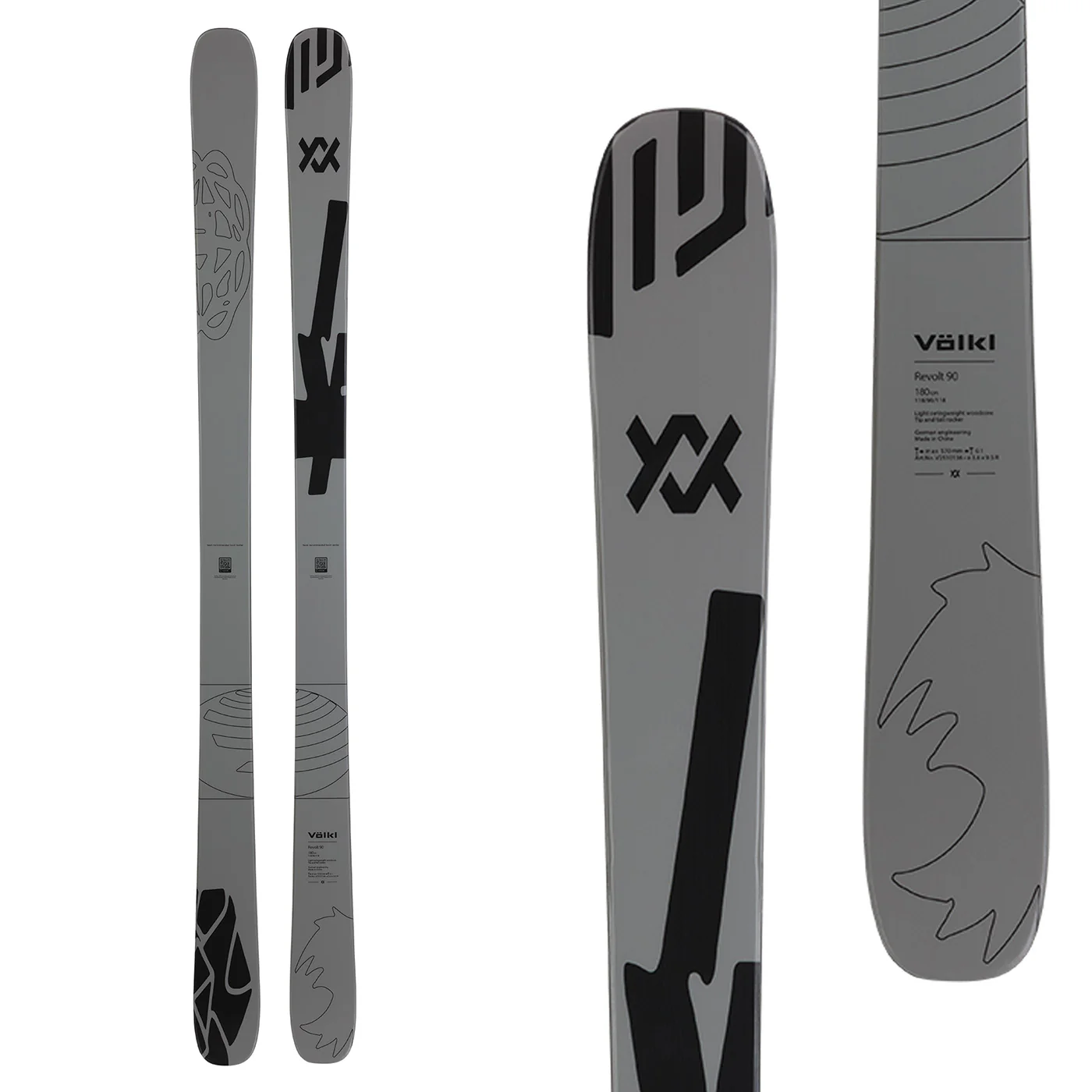 Volkl Revolt 90 Skis 2026